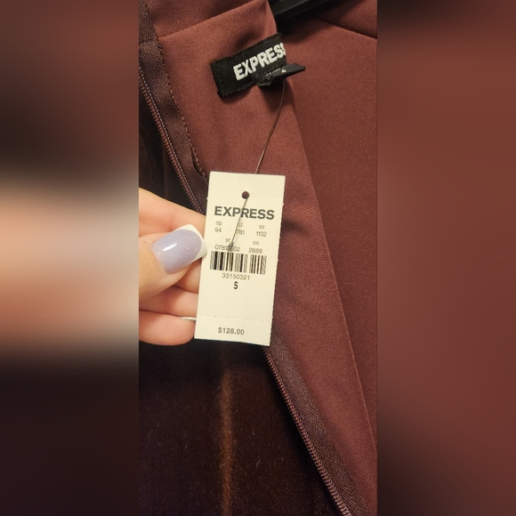 Brown suede dress - Picture 5 of 6